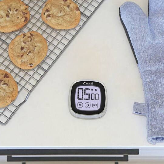 Escali Black Touch Screen Digital Timer